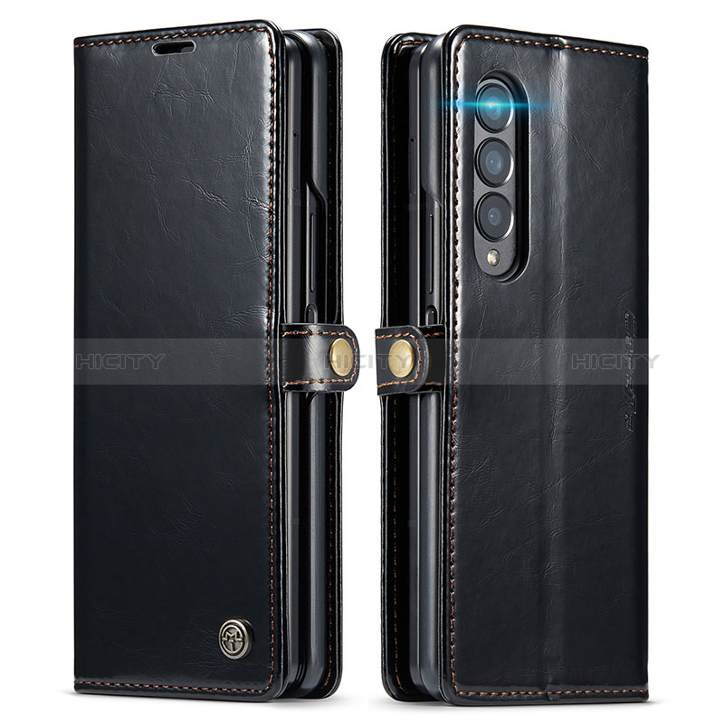 Custodia Portafoglio In Pelle Cover con Supporto C01S per Samsung Galaxy Z Fold3 5G