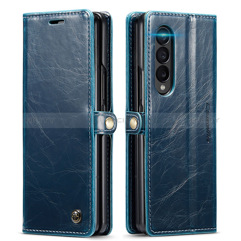 Custodia Portafoglio In Pelle Cover con Supporto C01S per Samsung Galaxy Z Fold3 5G