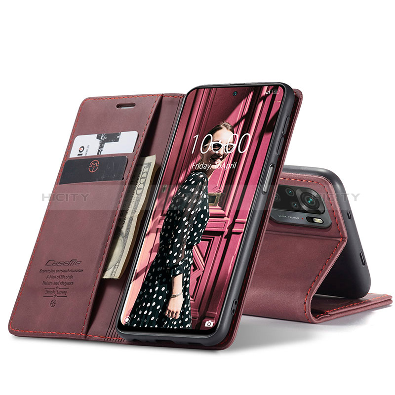 Custodia Portafoglio In Pelle Cover con Supporto C01S per Xiaomi Poco M5S
