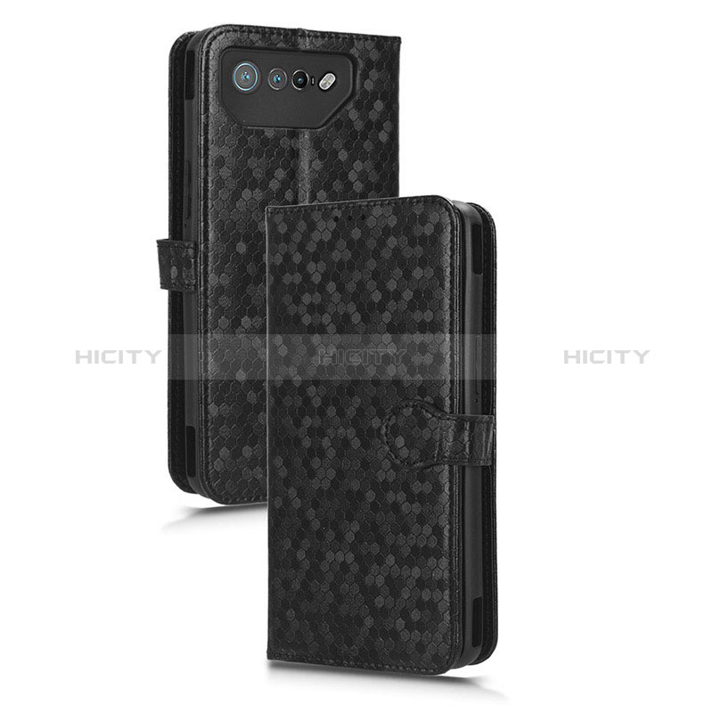 Custodia Portafoglio In Pelle Cover con Supporto C01X per Asus ROG Phone 7 Ultimate