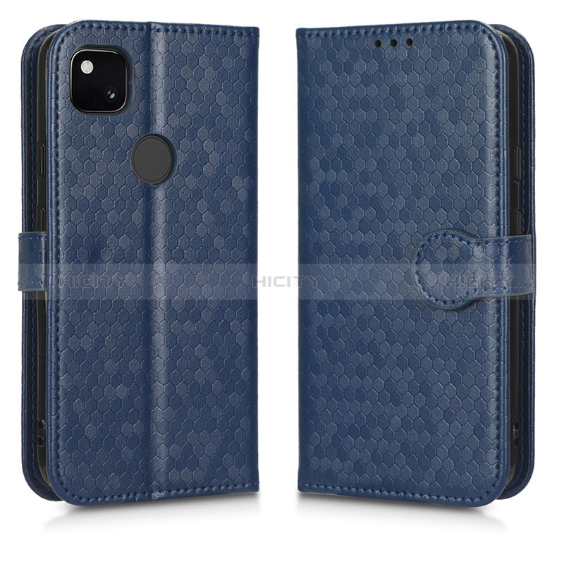 Custodia Portafoglio In Pelle Cover con Supporto C01X per Google Pixel 4a