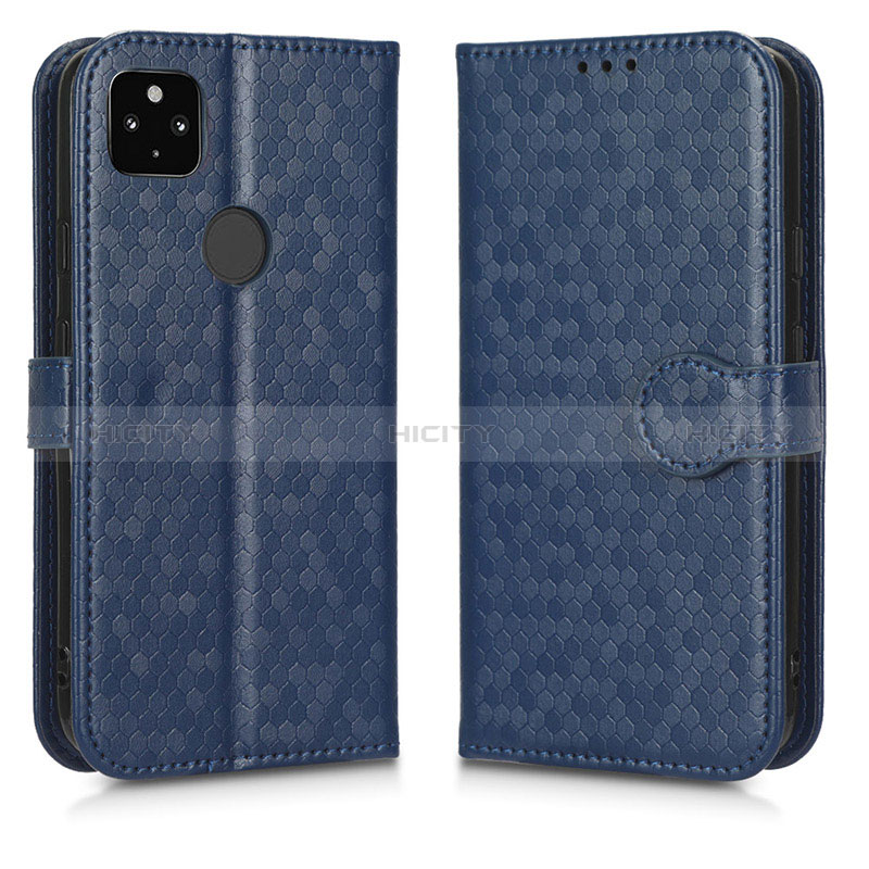 Custodia Portafoglio In Pelle Cover con Supporto C01X per Google Pixel 4a 5G