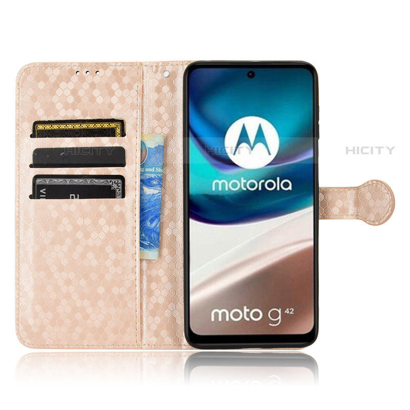 Custodia Portafoglio In Pelle Cover con Supporto C01X per Motorola Moto G42