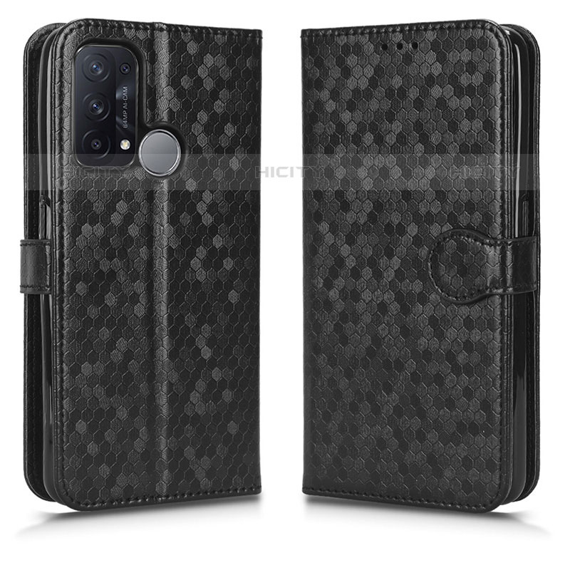 Custodia Portafoglio In Pelle Cover con Supporto C01X per Oppo Reno5 A Nero