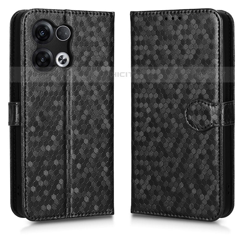 Custodia Portafoglio In Pelle Cover con Supporto C01X per Oppo Reno8 Pro 5G