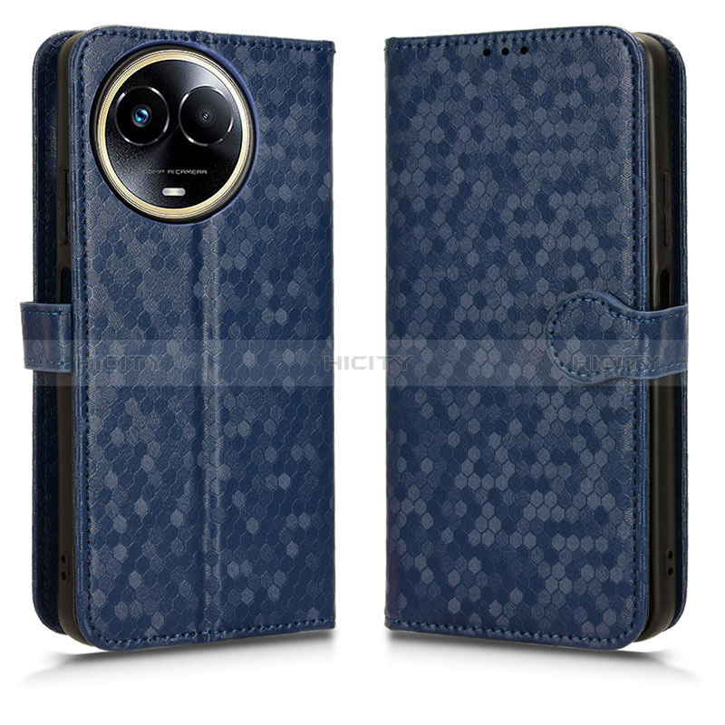 Custodia Portafoglio In Pelle Cover con Supporto C01X per Realme 11 5G Blu