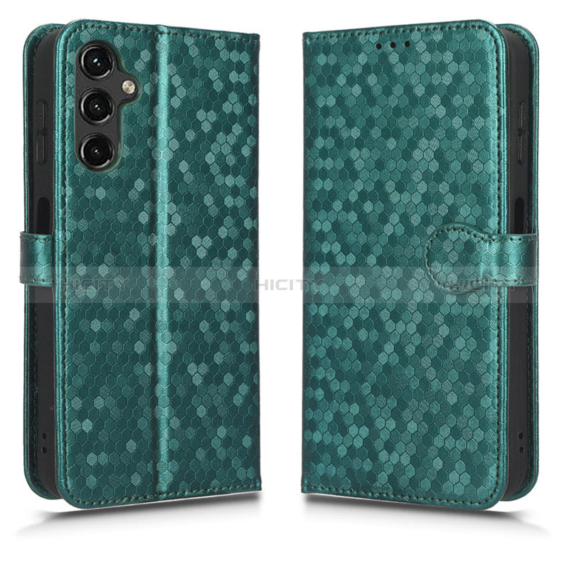 Custodia Portafoglio In Pelle Cover con Supporto C01X per Samsung Galaxy M44 5G Verde