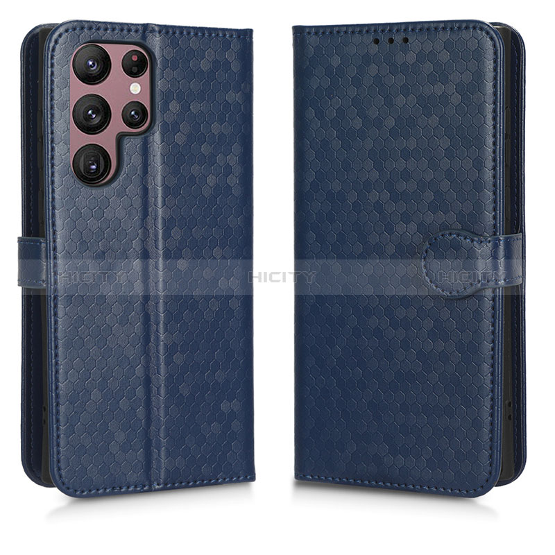 Custodia Portafoglio In Pelle Cover con Supporto C01X per Samsung Galaxy S23 Ultra 5G