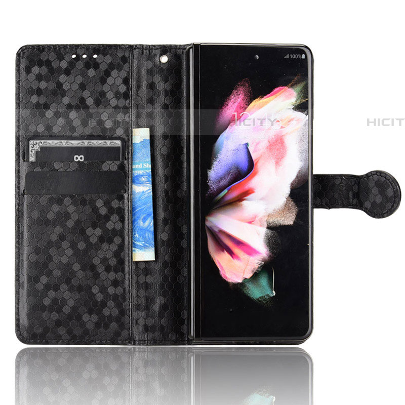 Custodia Portafoglio In Pelle Cover con Supporto C01X per Samsung Galaxy Z Fold4 5G