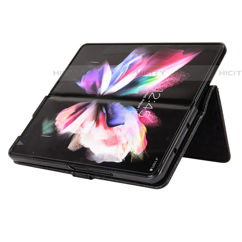 Custodia Portafoglio In Pelle Cover con Supporto C01X per Samsung Galaxy Z Fold4 5G