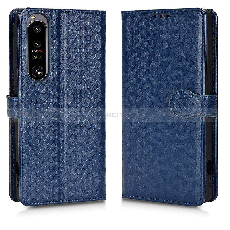 Custodia Portafoglio In Pelle Cover con Supporto C01X per Sony Xperia 1 IV