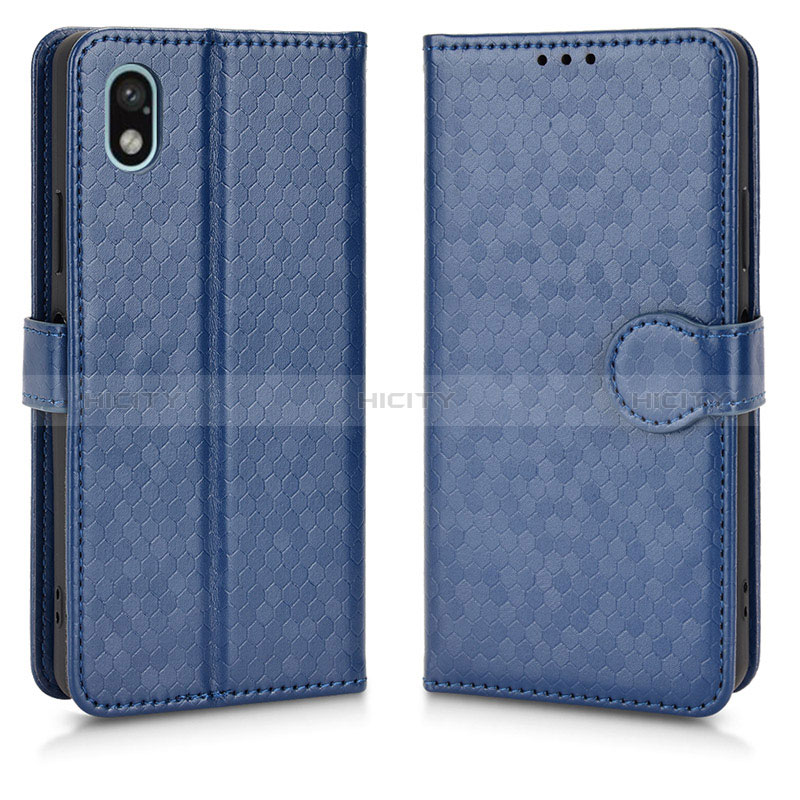 Custodia Portafoglio In Pelle Cover con Supporto C01X per Sony Xperia Ace III