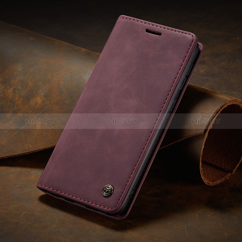 Custodia Portafoglio In Pelle Cover con Supporto C02S per Huawei Mate 60 Rosso Rosa