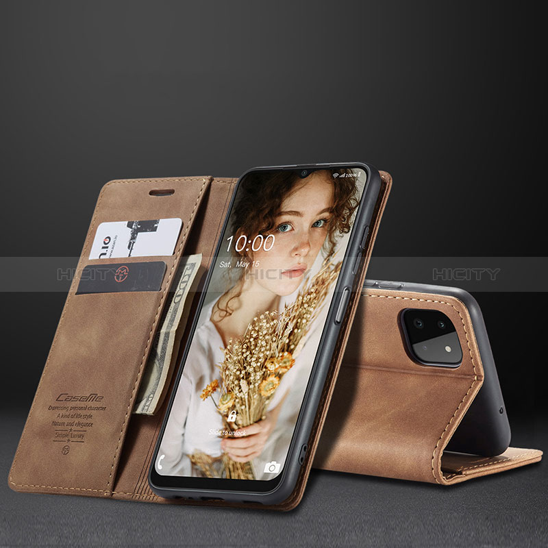 Custodia Portafoglio In Pelle Cover con Supporto C02S per Samsung Galaxy A22s 5G