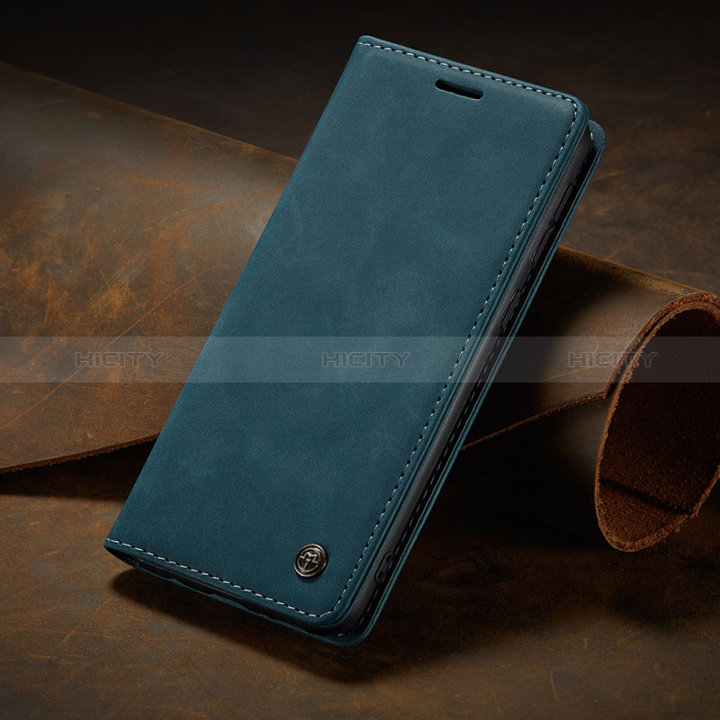 Custodia Portafoglio In Pelle Cover con Supporto C02S per Samsung Galaxy M21s Blu