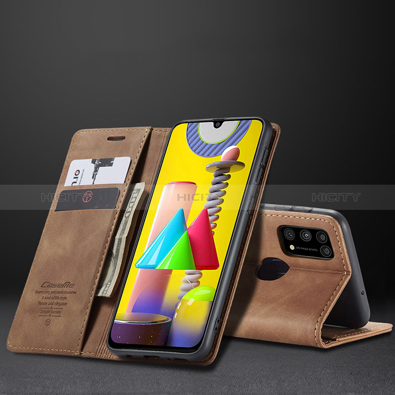 Custodia Portafoglio In Pelle Cover con Supporto C02S per Samsung Galaxy M31