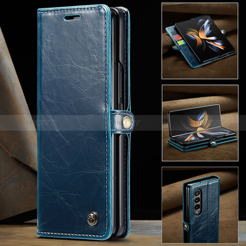 Custodia Portafoglio In Pelle Cover con Supporto C02S per Samsung Galaxy Z Fold3 5G