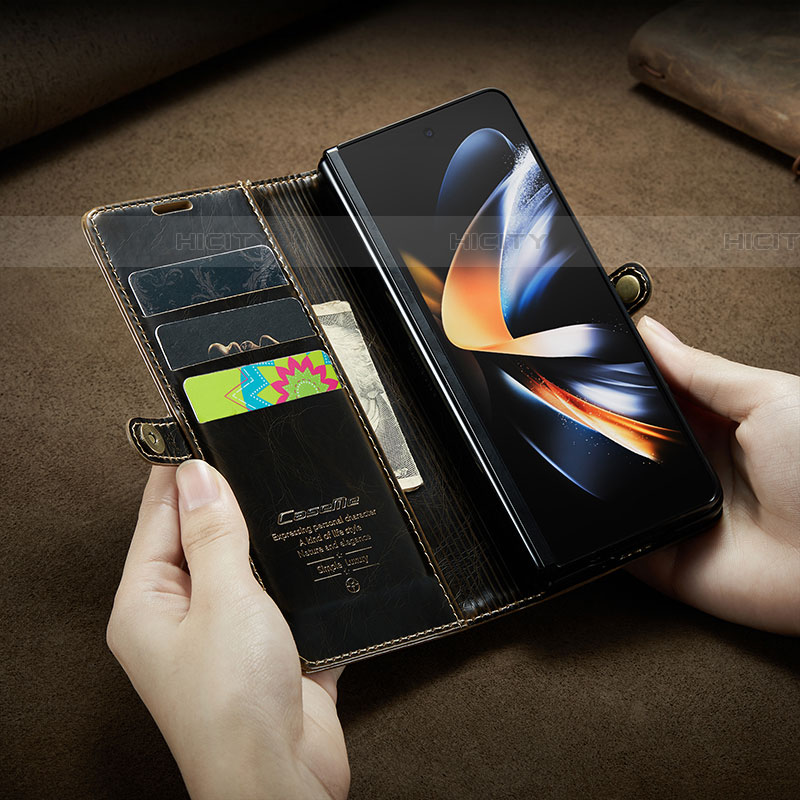 Custodia Portafoglio In Pelle Cover con Supporto C02S per Samsung Galaxy Z Fold4 5G