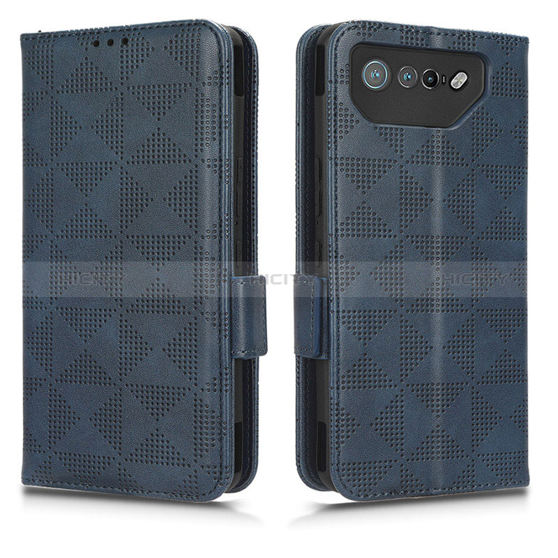 Custodia Portafoglio In Pelle Cover con Supporto C02X per Asus ROG Phone 7 Ultimate