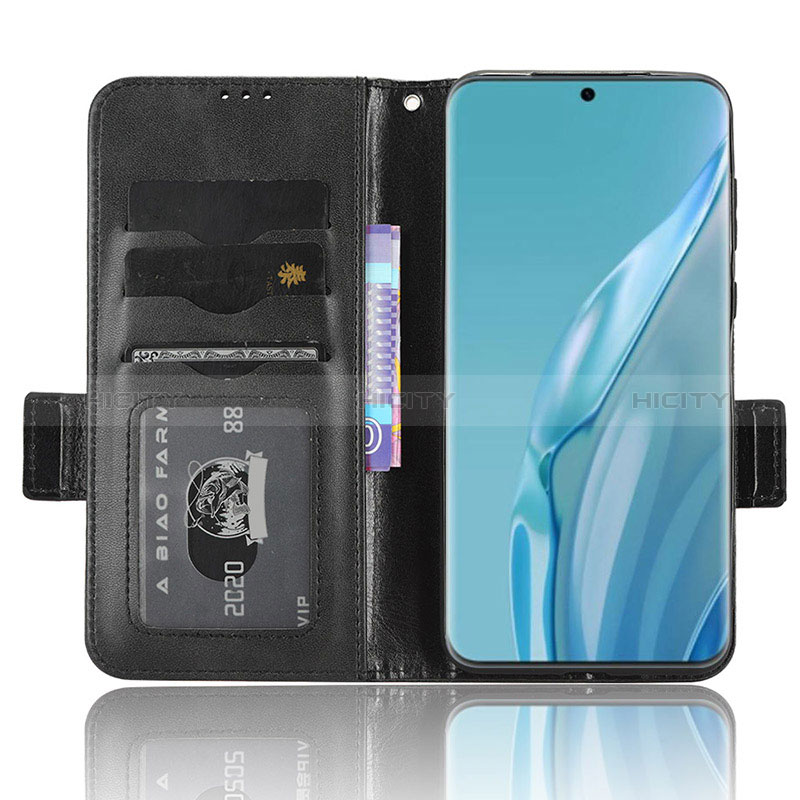 Custodia Portafoglio In Pelle Cover con Supporto C02X per Huawei P60 Art
