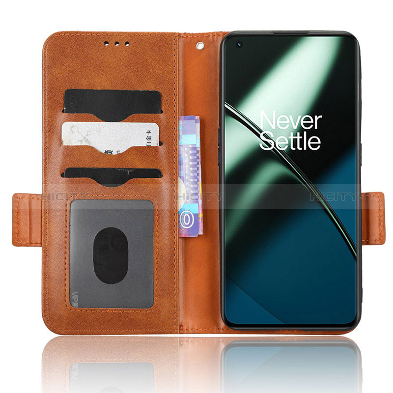 Custodia Portafoglio In Pelle Cover con Supporto C02X per OnePlus 11 5G