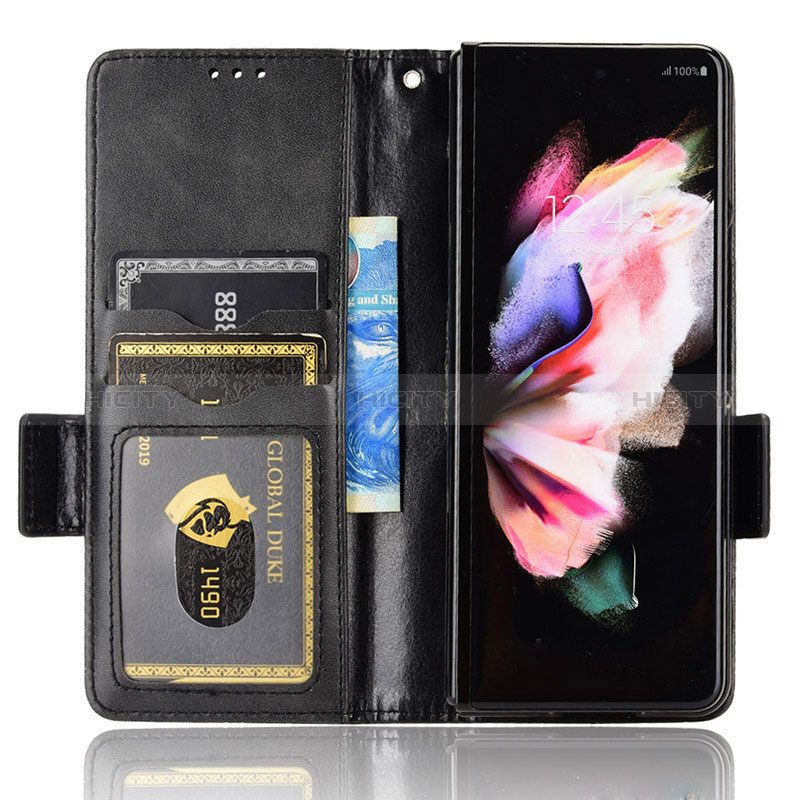 Custodia Portafoglio In Pelle Cover con Supporto C02X per Samsung Galaxy Z Fold3 5G