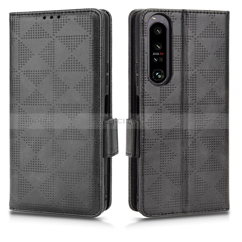 Custodia Portafoglio In Pelle Cover con Supporto C02X per Sony Xperia 1 IV