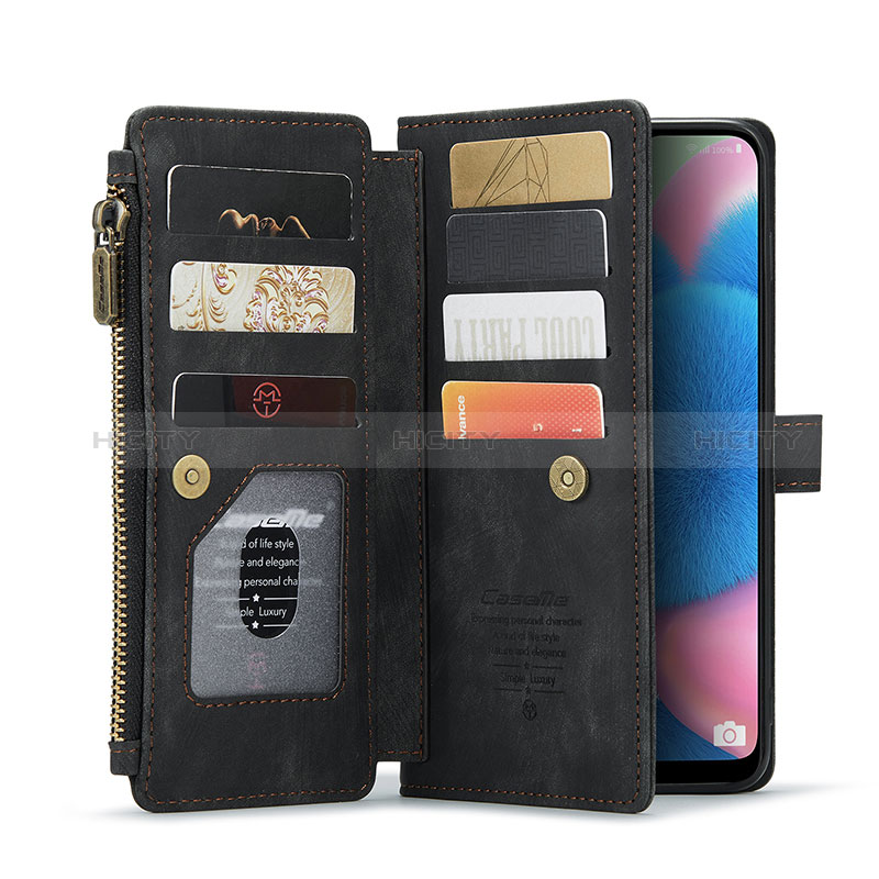 Custodia Portafoglio In Pelle Cover con Supporto C03S per Samsung Galaxy A50S