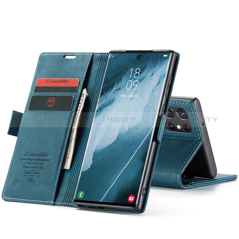 Custodia Portafoglio In Pelle Cover con Supporto C03S per Samsung Galaxy S24 Ultra 5G