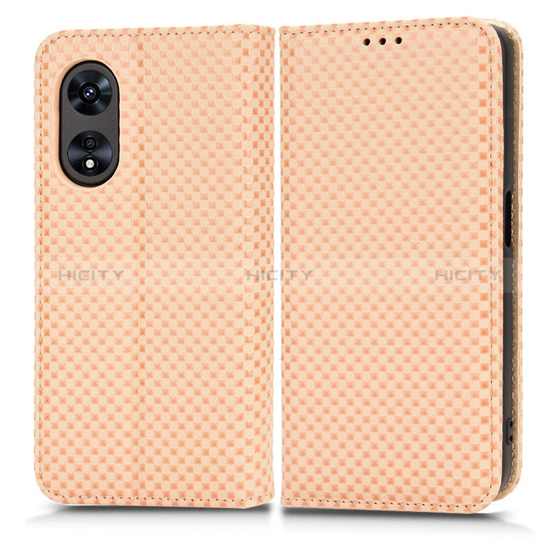 Custodia Portafoglio In Pelle Cover con Supporto C03X per Oppo A58x 5G