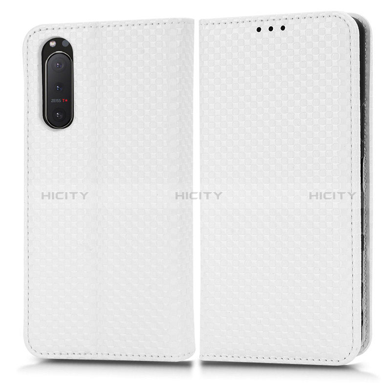 Custodia Portafoglio In Pelle Cover con Supporto C03X per Sony Xperia 5 II