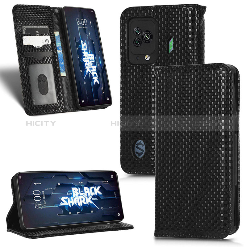 Custodia Portafoglio In Pelle Cover con Supporto C03X per Xiaomi Black Shark 5 5G