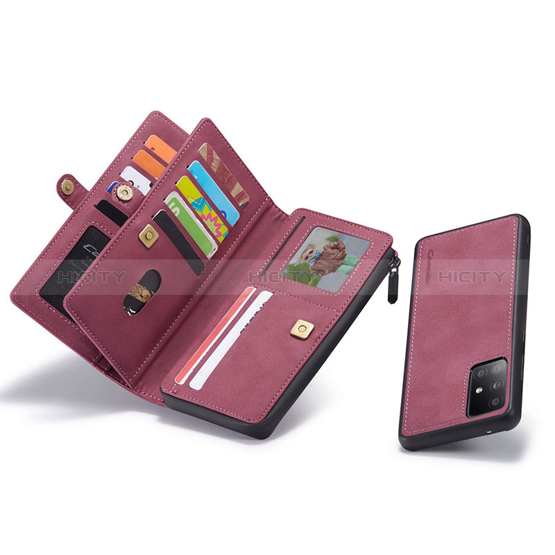 Custodia Portafoglio In Pelle Cover con Supporto C04S per Samsung Galaxy A71 4G A715