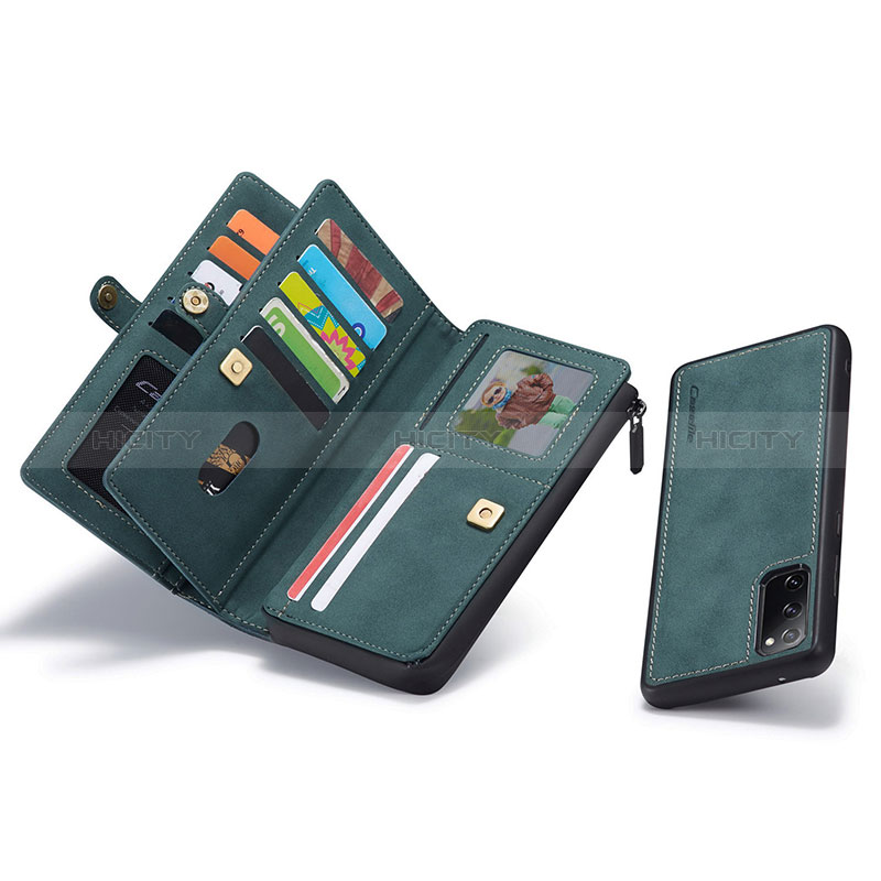 Custodia Portafoglio In Pelle Cover con Supporto C04S per Samsung Galaxy S20 FE (2022) 5G