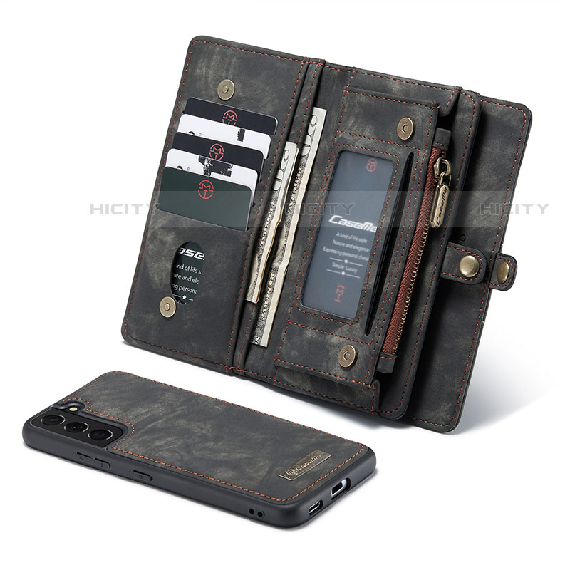 Custodia Portafoglio In Pelle Cover con Supporto C04S per Samsung Galaxy S21 5G