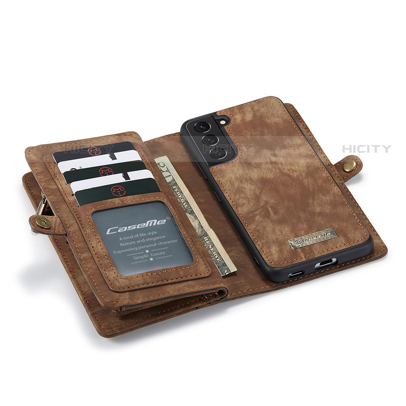 Custodia Portafoglio In Pelle Cover con Supporto C04S per Samsung Galaxy S21 5G