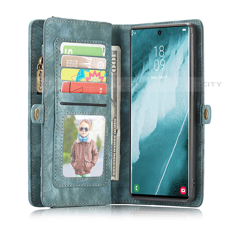 Custodia Portafoglio In Pelle Cover con Supporto C04S per Samsung Galaxy S22 Ultra 5G