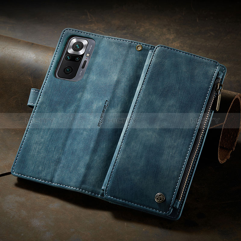 Custodia Portafoglio In Pelle Cover con Supporto C04S per Xiaomi Redmi Note 10 Pro Max