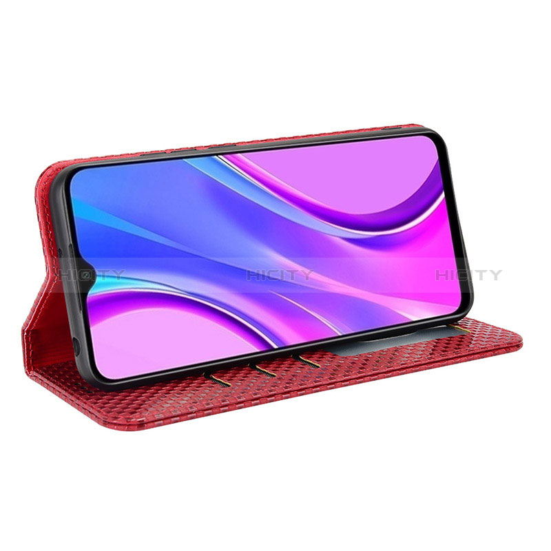 Custodia Portafoglio In Pelle Cover con Supporto C04X per Xiaomi Redmi 9 India