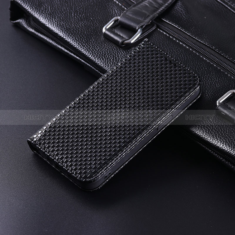 Custodia Portafoglio In Pelle Cover con Supporto C04X per Xiaomi Redmi 9 India Nero