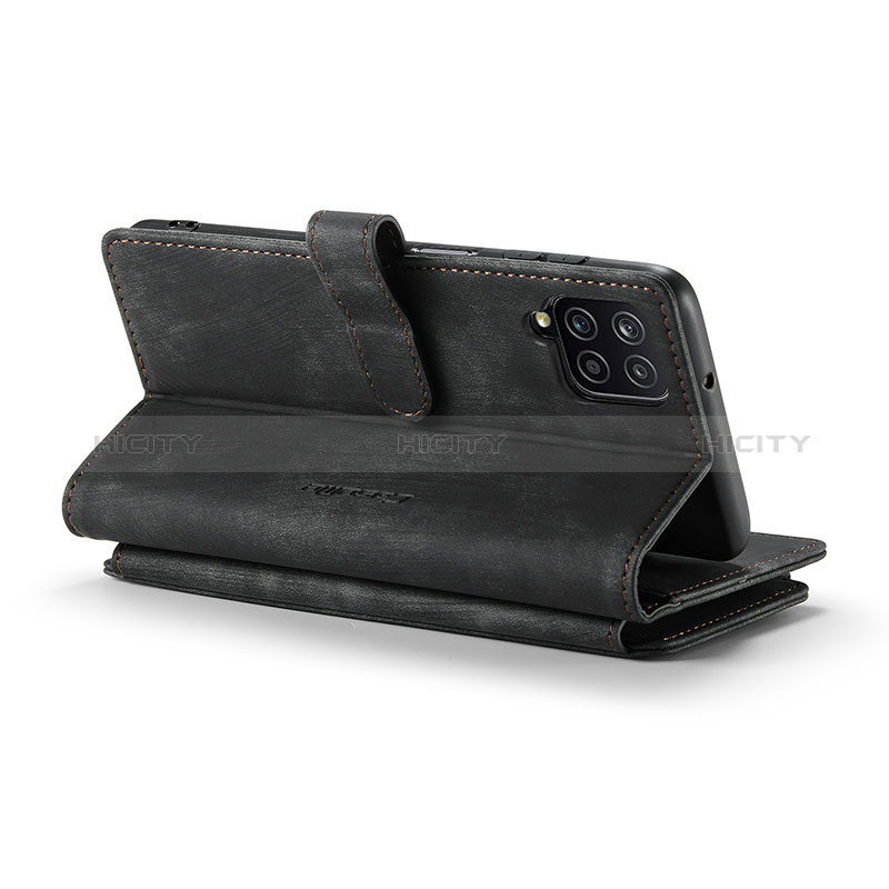 Custodia Portafoglio In Pelle Cover con Supporto C05S per Samsung Galaxy A12