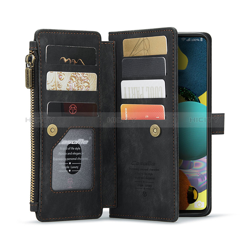 Custodia Portafoglio In Pelle Cover con Supporto C05S per Samsung Galaxy A51 4G