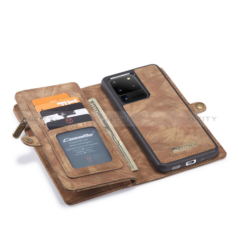 Custodia Portafoglio In Pelle Cover con Supporto C05S per Samsung Galaxy S20 Ultra