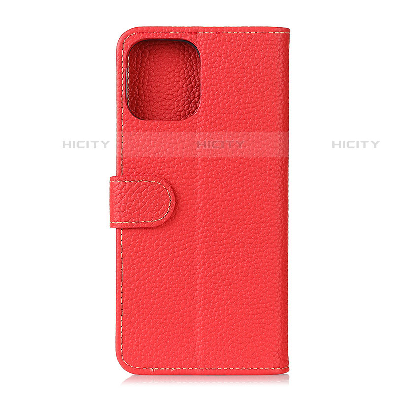 Custodia Portafoglio In Pelle Cover con Supporto C06 per Xiaomi Mi 11 5G Rosso