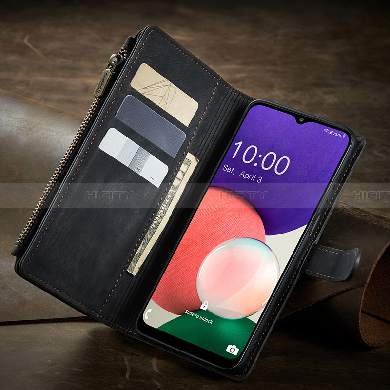 Custodia Portafoglio In Pelle Cover con Supporto C06S per Samsung Galaxy A22 5G