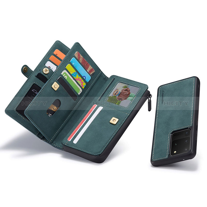 Custodia Portafoglio In Pelle Cover con Supporto C06S per Samsung Galaxy S20 Ultra