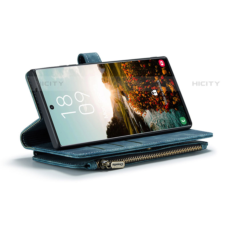 Custodia Portafoglio In Pelle Cover con Supporto C06S per Samsung Galaxy S21 Ultra 5G
