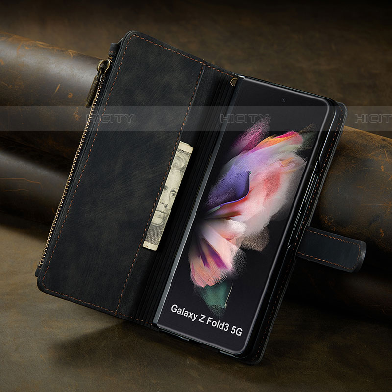 Custodia Portafoglio In Pelle Cover con Supporto C06S per Samsung Galaxy Z Fold4 5G