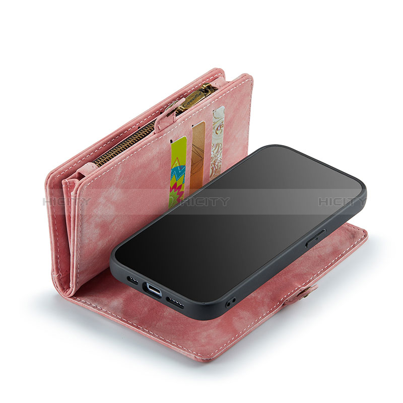 Custodia Portafoglio In Pelle Cover con Supporto C07S per Apple iPhone 13 Pro Max