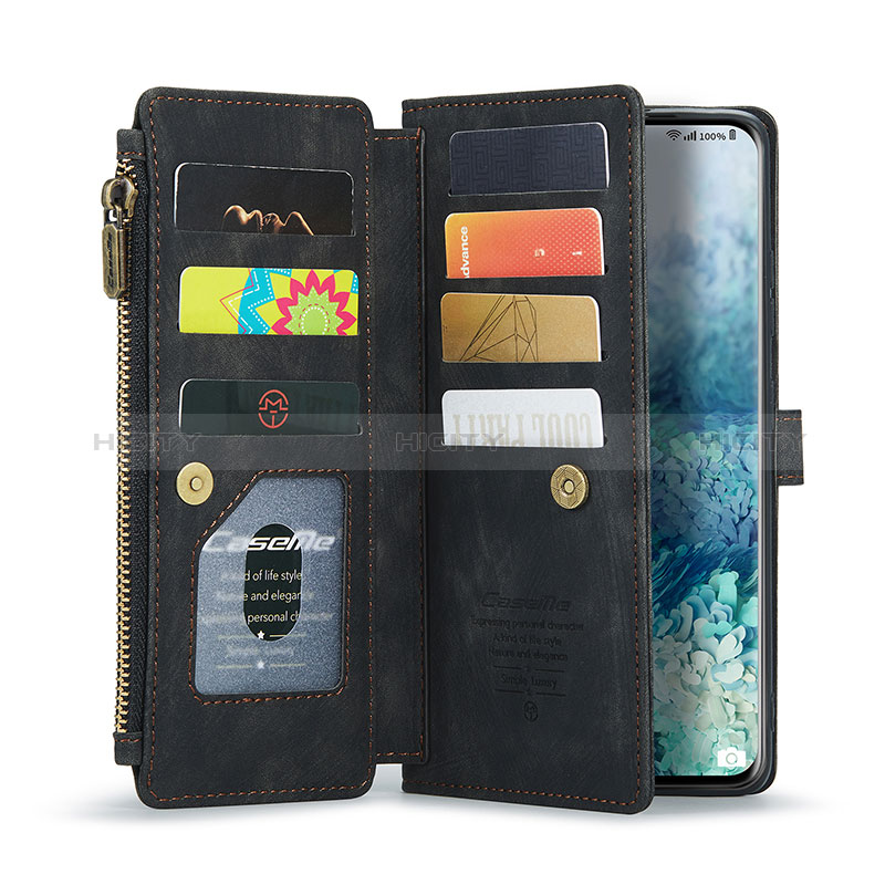 Custodia Portafoglio In Pelle Cover con Supporto C07S per Samsung Galaxy S20 Plus 5G
